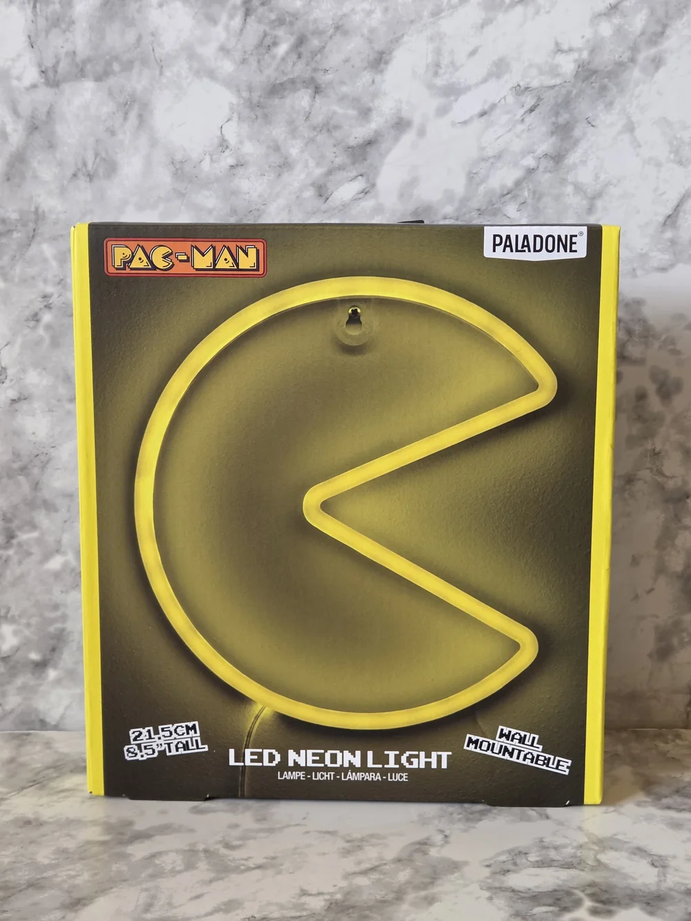 Paladone PAC-MAN Yellow LED Neon Wall Light - NIB